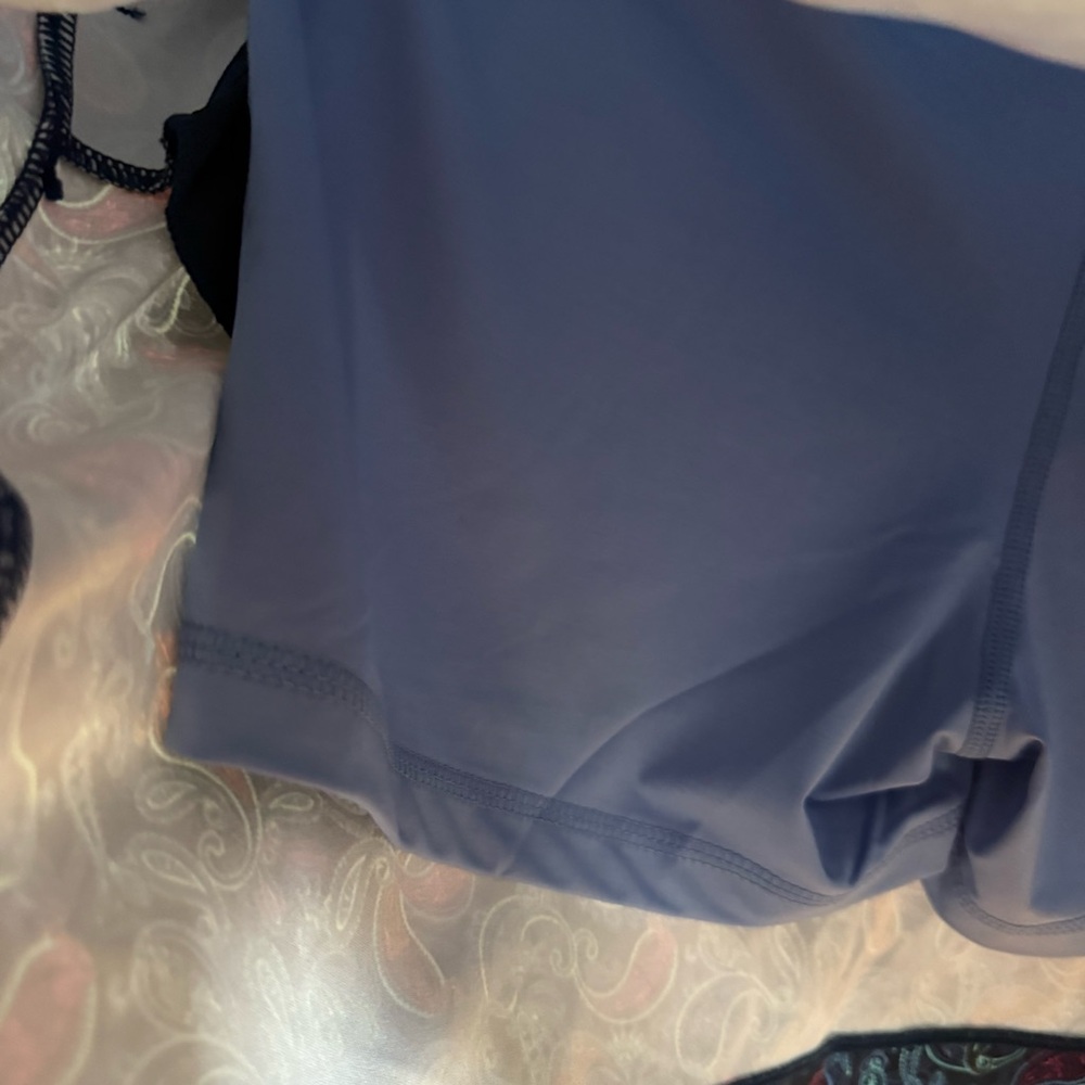 Greg Norman Collection Blue Paisley Skirt - Picture 7 of 13